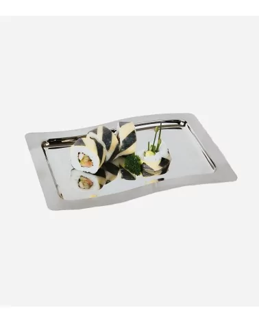 PLATEAU INOX RECT."SWING" 53*32,5 CM