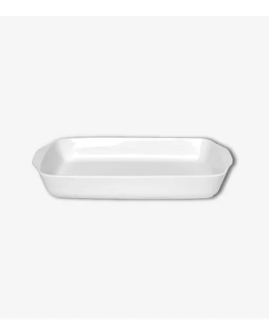 PLAT RECT A FEU 42X20.5X5 PORCELAINE