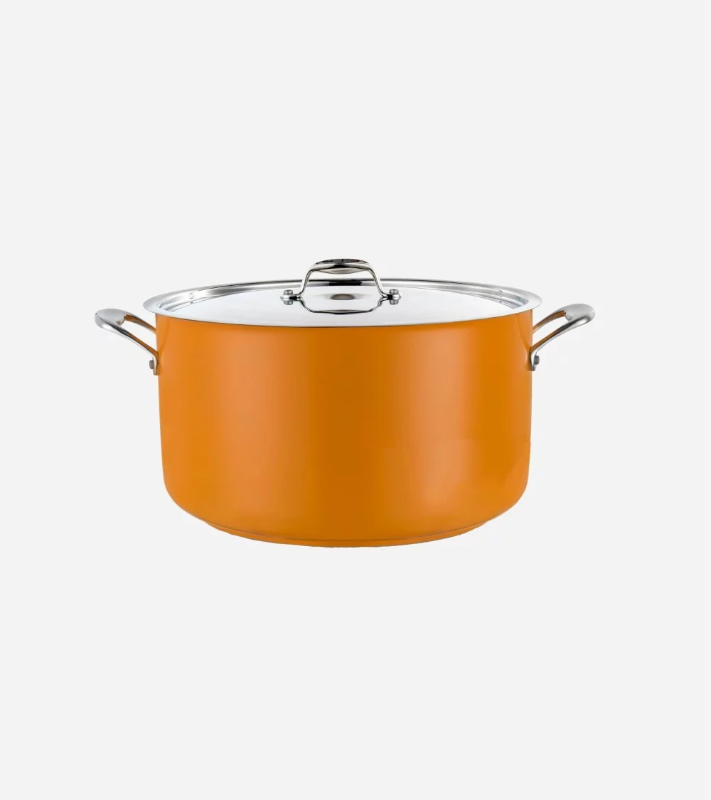 BRAISIERE AVEC COUVERCLE Ø 24 CM COOL LINE JAUNE
