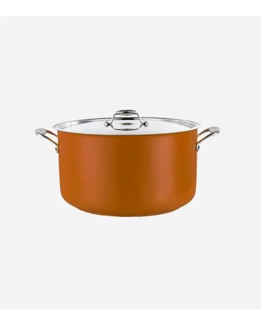 BRAISIERE AVEC COUVERCLE Ø 24 CM COOL LINE ORANGE