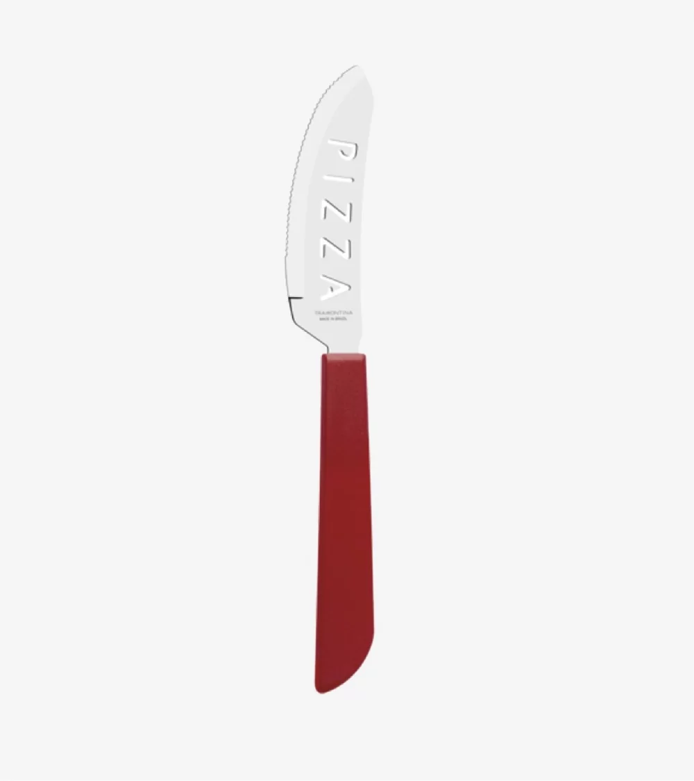 Couteau à pizza manche rouge Tramontina