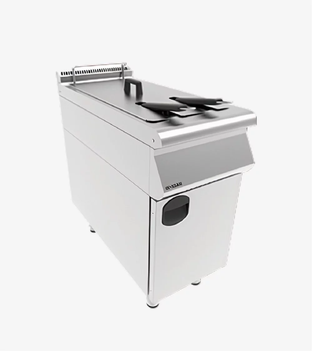 FRITEUSE 21L GAZ S900/40 SUR PLACARD FERME