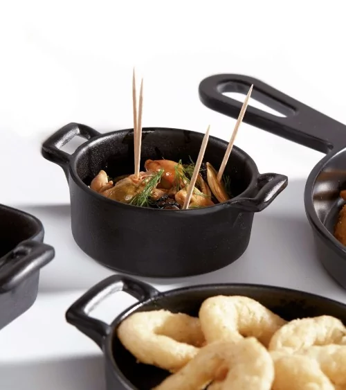 COCOTTE SANS COUVERCLE EN ALUMINIUM "BLACK SERIES"