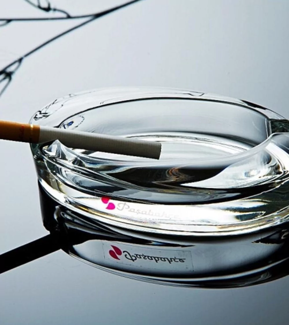 CENDRIER DISC TRANSPARENT 104 MM