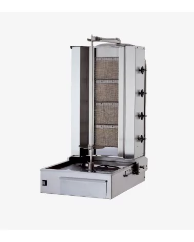 CHAWARMA GAZ 4 RADIANTS MOTEUR BAS AMOVIBLE