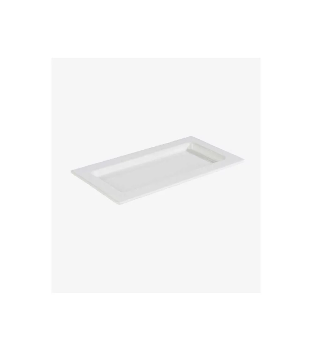 PLATEAU EN PORCELAINE GN 1/2 H:2CM