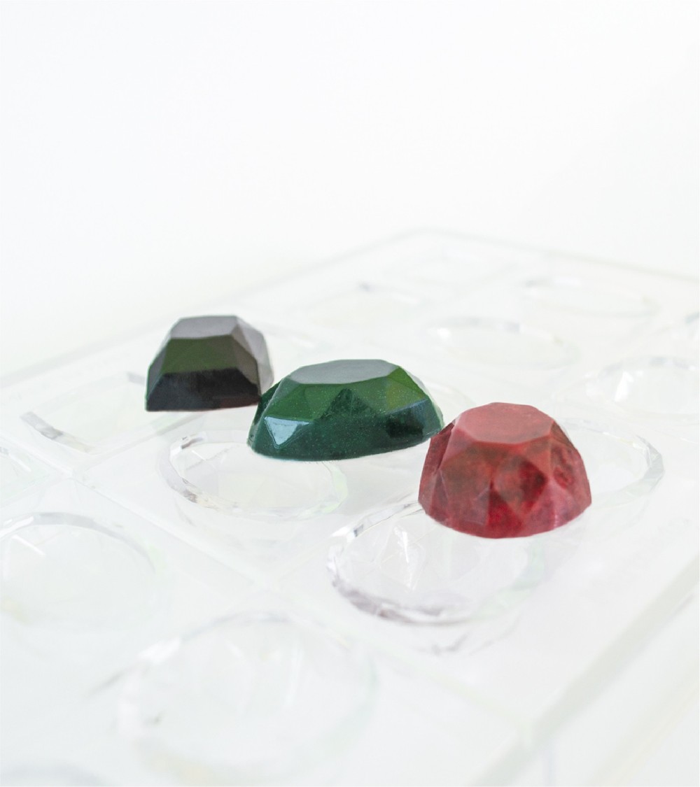 MOULE CHOCOLAT "DIAMOND JEMS" MOULE CHOCOLAT "DIAMOND JEMS"
