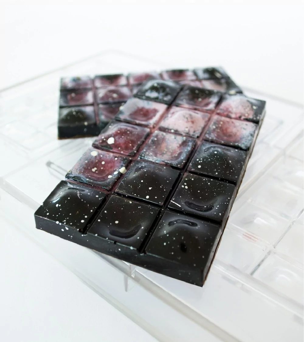 TABLETTE CHOCOLAT "RELIEF" 3 PCS DIM 117*71*H13MM 80G
