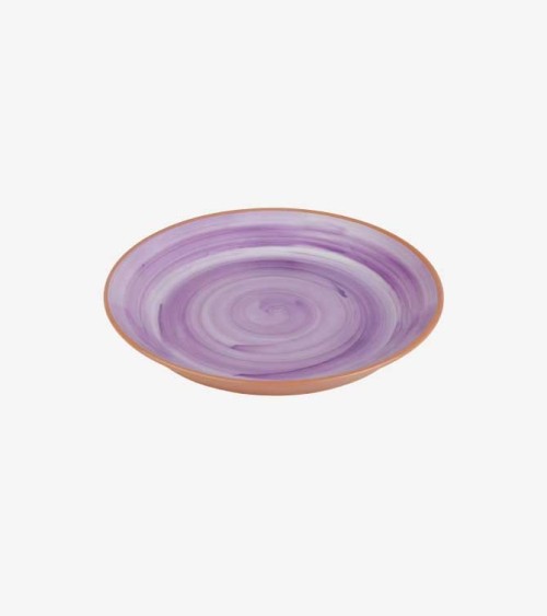 ASSIETTE/PLATEAU MELAMINE VIOLET "LA VIDA"