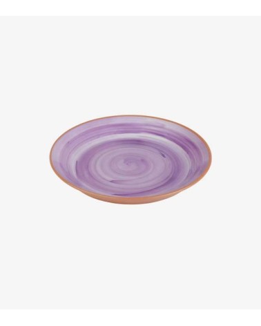 ASSIETTE/PLATEAU MELAMINE VIOLET "LA VIDA"