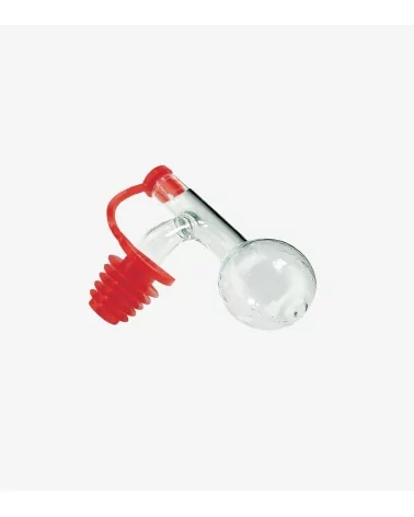 DOSEUR EN VERRE LA BOULE BOUCHON PLASTIQUE 2CL