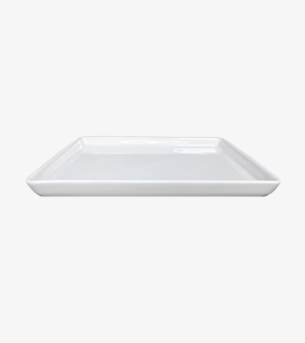 ASSIETTE CARREE 24 CM ZINA BEH TUNISIE