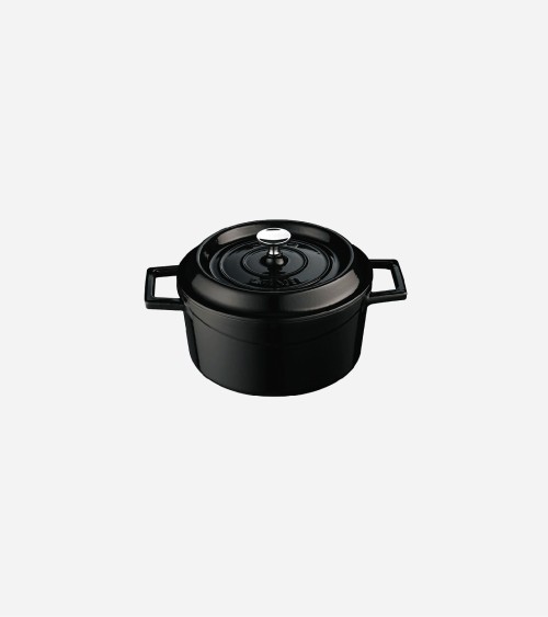 COCOTTE RONDE NOIRE Ø 14 CM