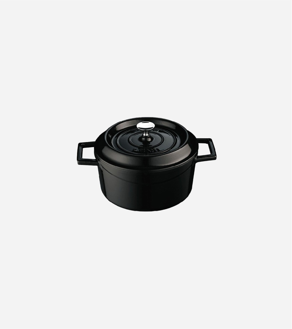 COCOTTE RONDE NOIRE Ø 14 CM