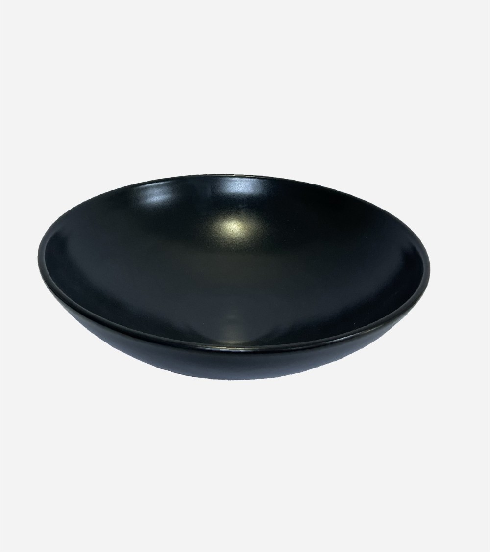 BOL SALADE 23 NOIR MAT GRES // BEH TUNISIE