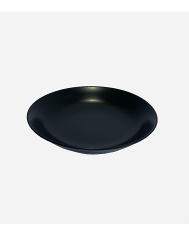 ASSIETTE CALOTTE 20 NOIR MAT