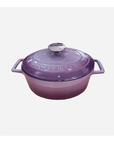 CASSEROLE OVAL AV COUV EN FONTE EMAILLE