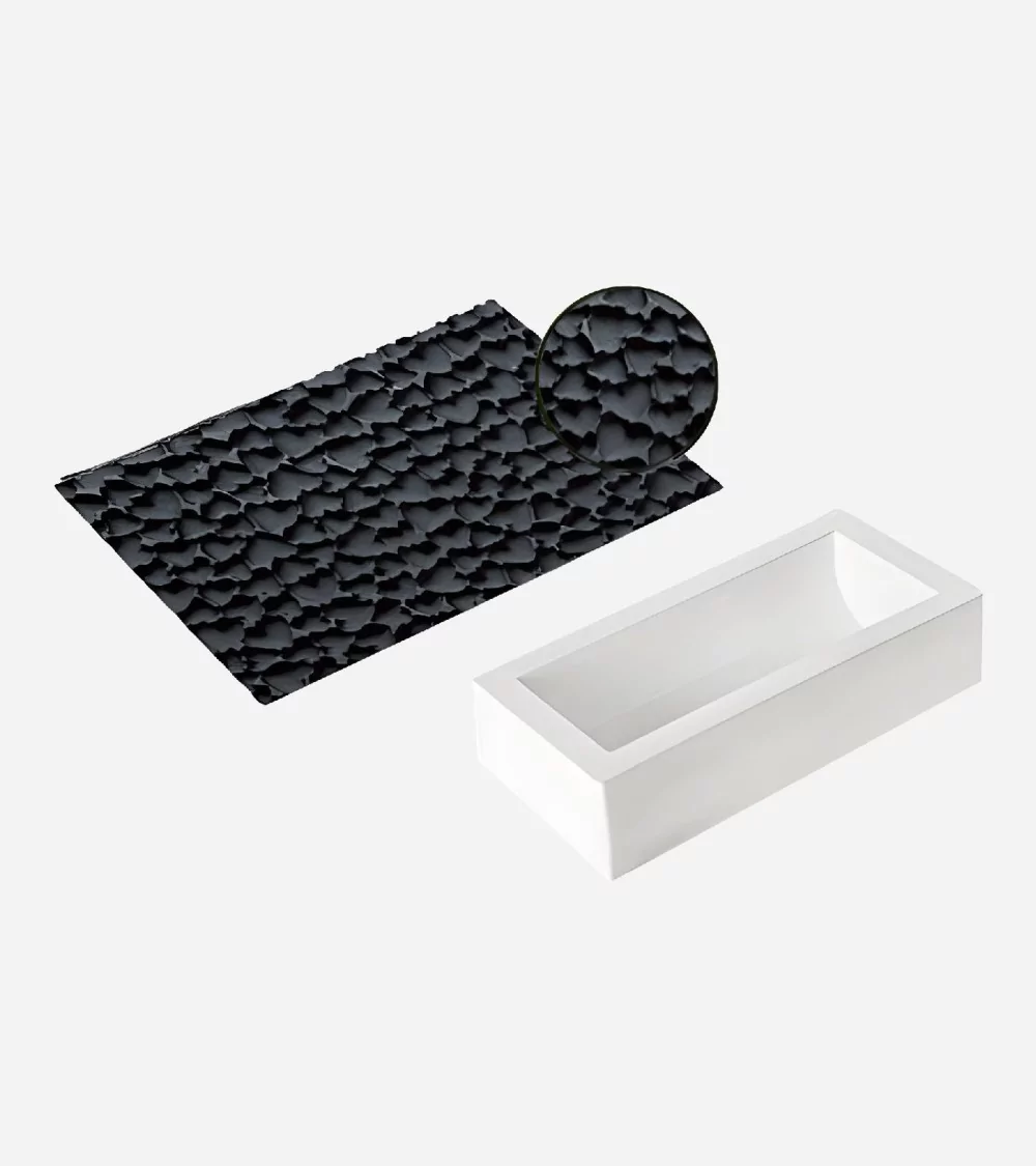 KIT BUCHE LOVE : MOULE EN SILICONE TOP WHITE