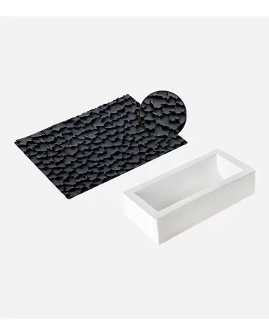 KIT BUCHE LOVE : MOULE EN SILICONE TOP WHITE