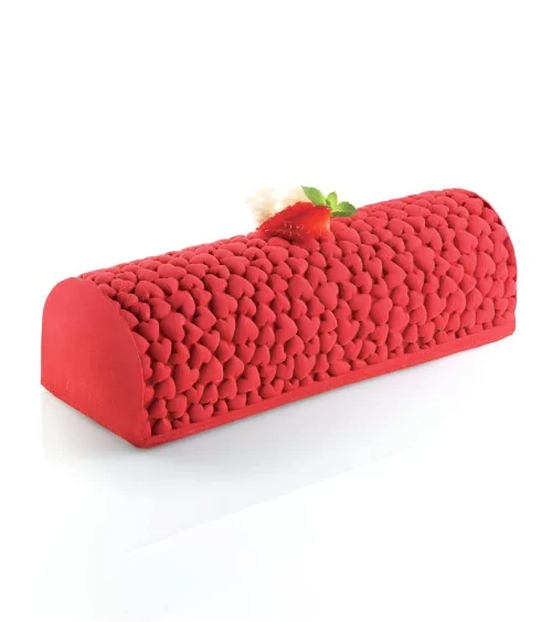 KIT BUCHE LOVE : MOULE EN SILICONE TOP WHITE