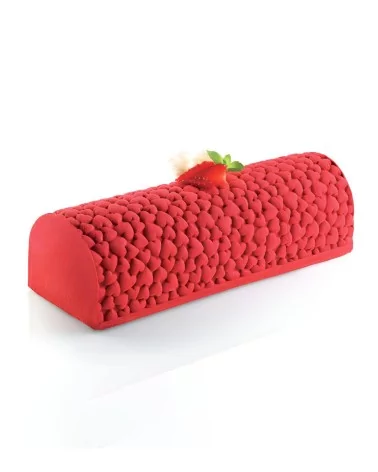 KIT BUCHE LOVE : MOULE EN SILICONE TOP WHITE