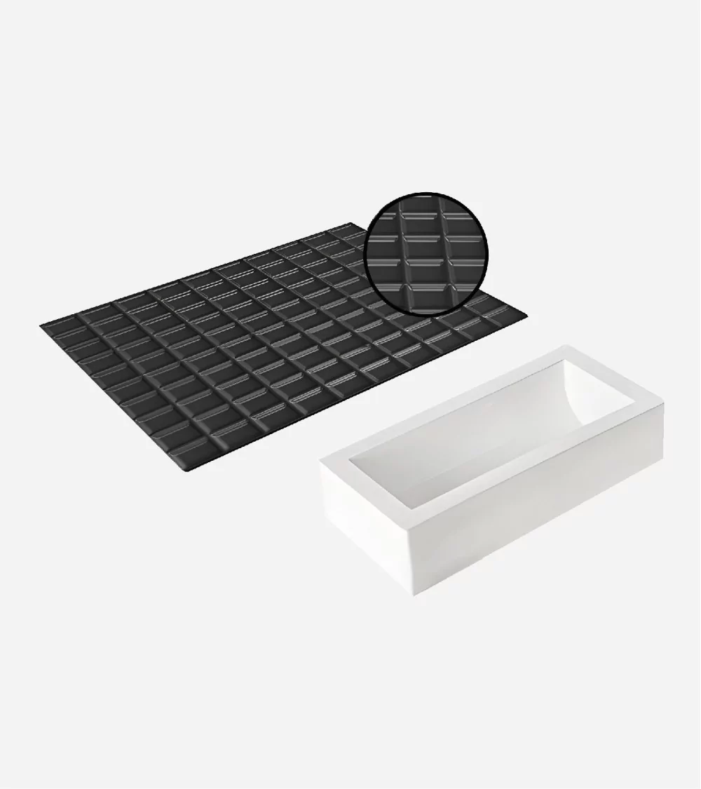 KIT BUCHE TABLETTE : MOULE EN SILICONE TOP WHITE
