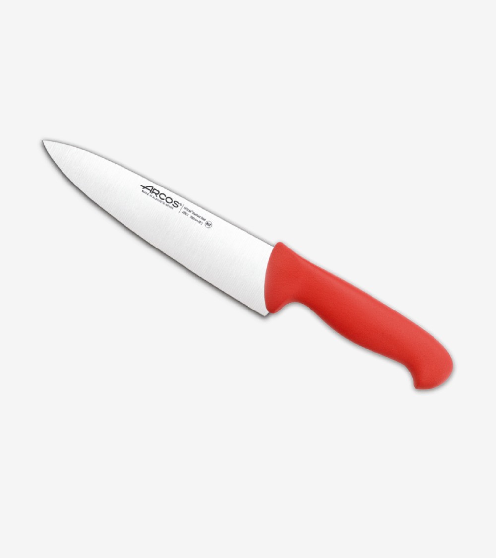 COUT.DE CUISINE PROF.M/ROUGE 20 CM