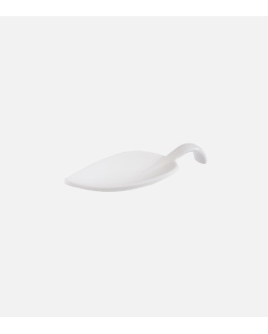 CUILLERE PARTY MELAMINE BLANCHE "LEAF"