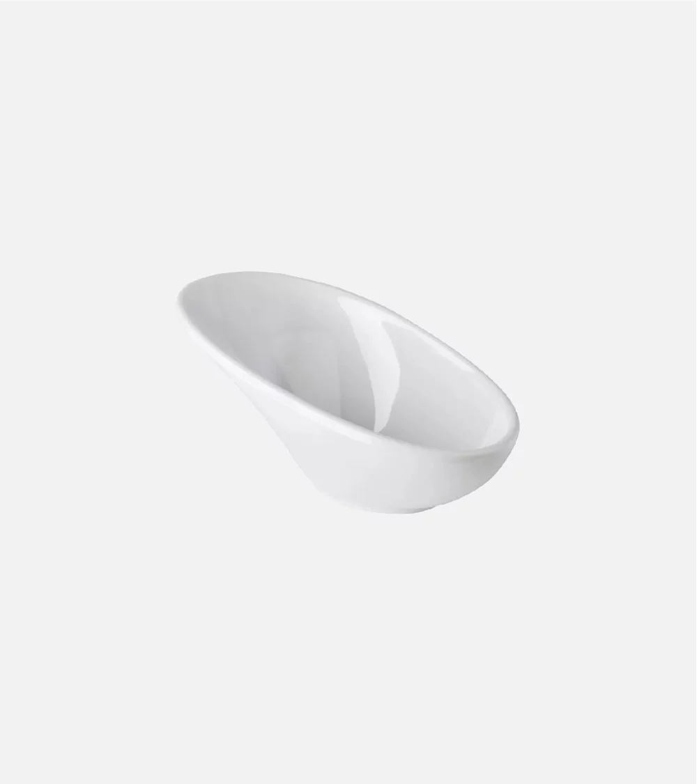 MINI BOL MELAMINE BLANC 11,5 x 6 CM, H: 5,5 CM
