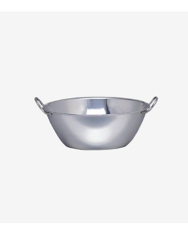 BASSINE INOX A FOND PLAT Ø 25 CM