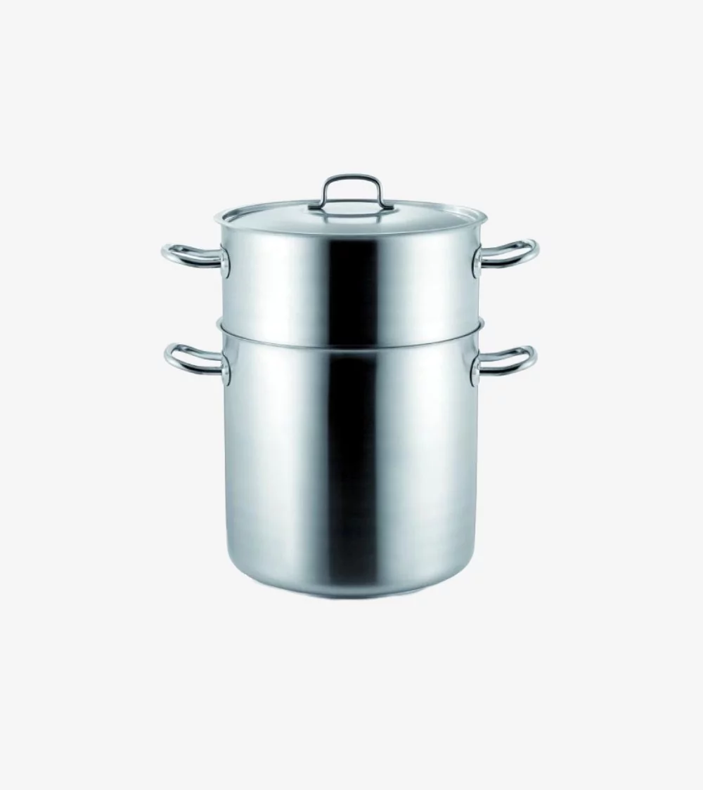 COUSCOUSSIER FORME DROITE A/COUV DIAM 24CM