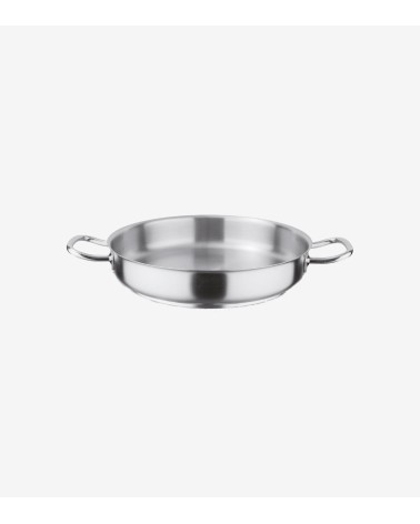 PLAT A PAELLA INOX Ø 28 CM SANS COUVERCLE