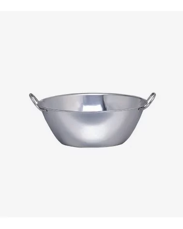 BASSINE INOX A FOND PLAT Ø 30 CM