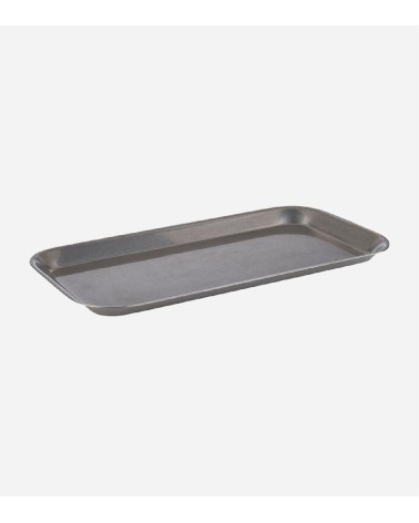 PLATEAU EN INOX "VINTAGE" 38*26.5*H1.5CM