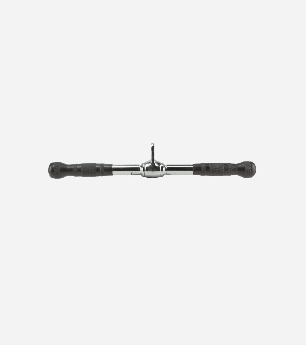 Barre De Corde XAGOFIT Avec Poignée Rotative Pour Triceps - Acier Chromé - Pour Poulies Et Machines De Musculation