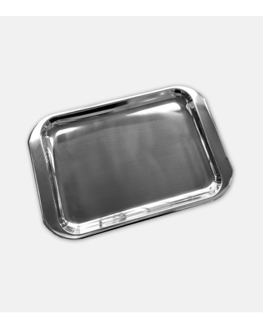 PLATEAU RECTANGULAIRE INOX L45CM S/ANSES