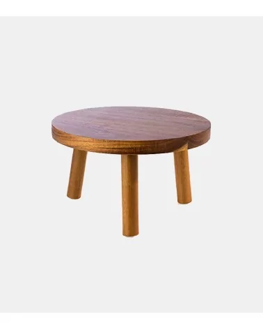 SUPPORT BUFFET EN BOIS ÿ 25 CM, H: 15 C
