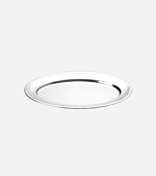PLATEAU INOX OVAL 32*21