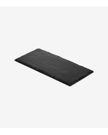 PLATEAU EFFET ARDOISE RECT NOIR GN 1/3 -