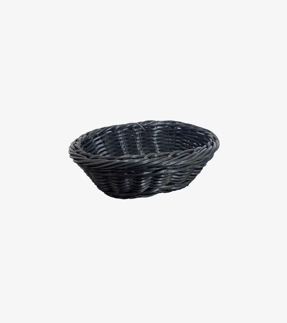 CORB ROTIN PP OVALE 22*15 H7CM NOIR