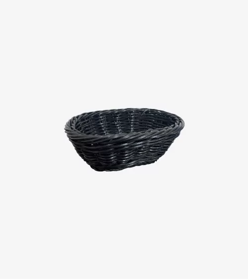 CORB ROTIN PP OVALE 18*12 H6CM NOIR