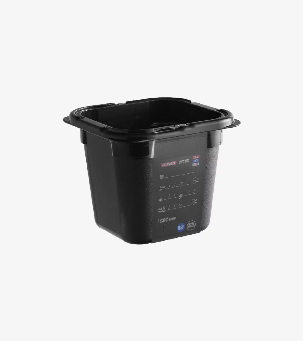 BAC SANS BPA GN1/6 150MM 2,15L NOIR 176x