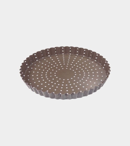 TOURTIERE PERF.RONDE CAN F/F  A.ADH. Ø 24 CM