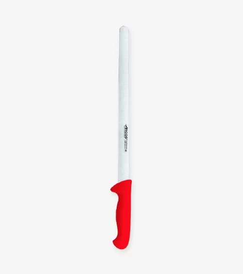 COUTEAU DE JAMBON PROFESSIONNEL ROUGE 30 CM