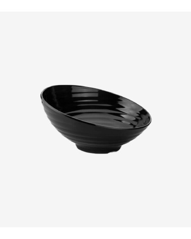 BOL OVAL VENUS NOIR EN MELAMINE BEH