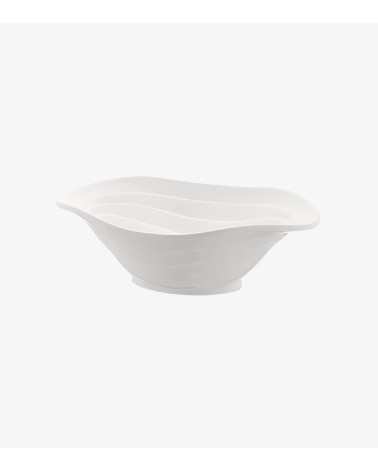 BOL DUET BLANC 23X16 H : 7.3 CM BEH TUNISIE