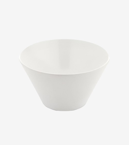 BOL V SHAPE Ø26 CM BLANC MELAMINE BEH TUNISIE