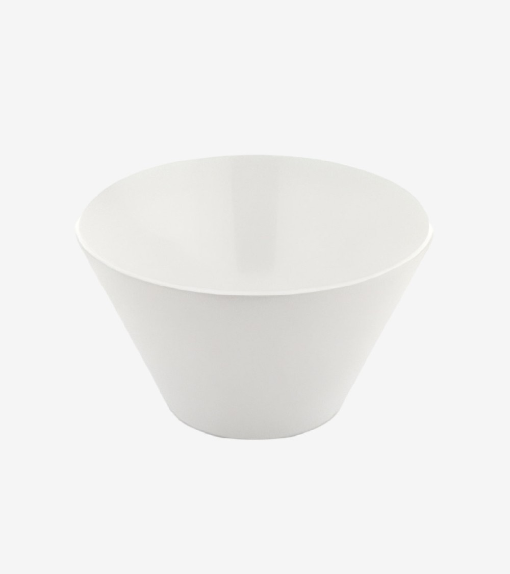 BOL V SHAPE Ø26 CM BLANC MELAMINE BEH TUNISIE