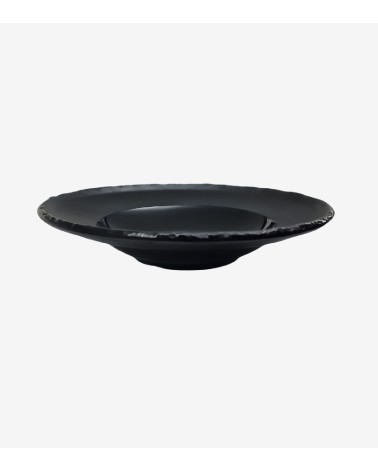 ASSIETTE CREUSE NOIRE Ø 26 CM H : 5,2 CM BEH TUNISIE