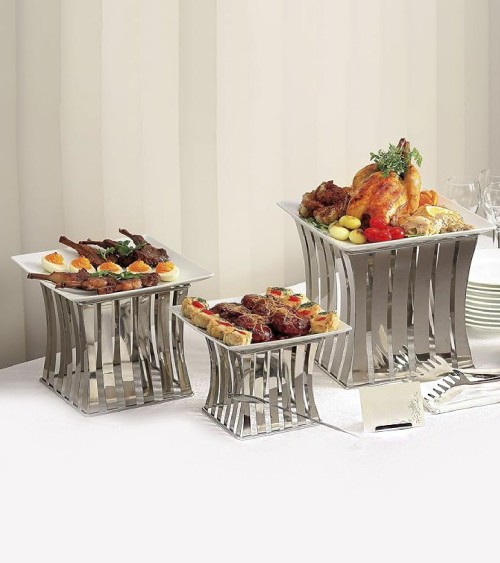 PRESENTOIR BUFFET EN INOX 3 PIECES BEH TUNISIE